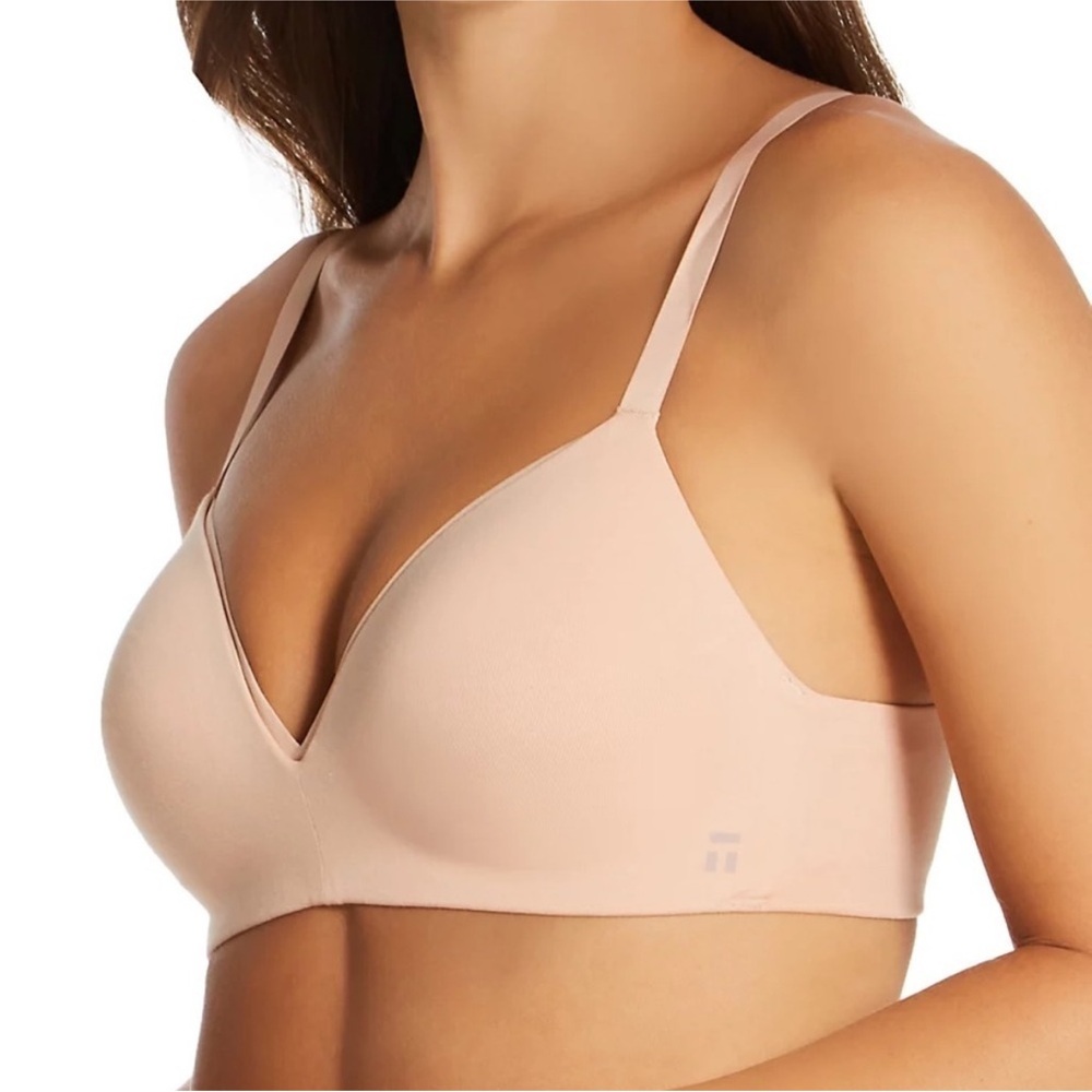 Tommy John Cool Cotton Lightly Lined Wireless Bra in Maple Sugar SZ 36D NWT - Picture 2 of 6
